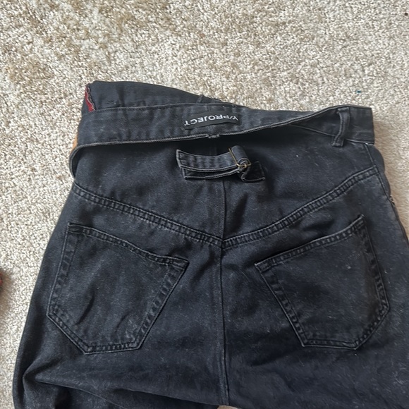 Y-Project asymmetric jeans - stonewash black - Picture 3 of 8